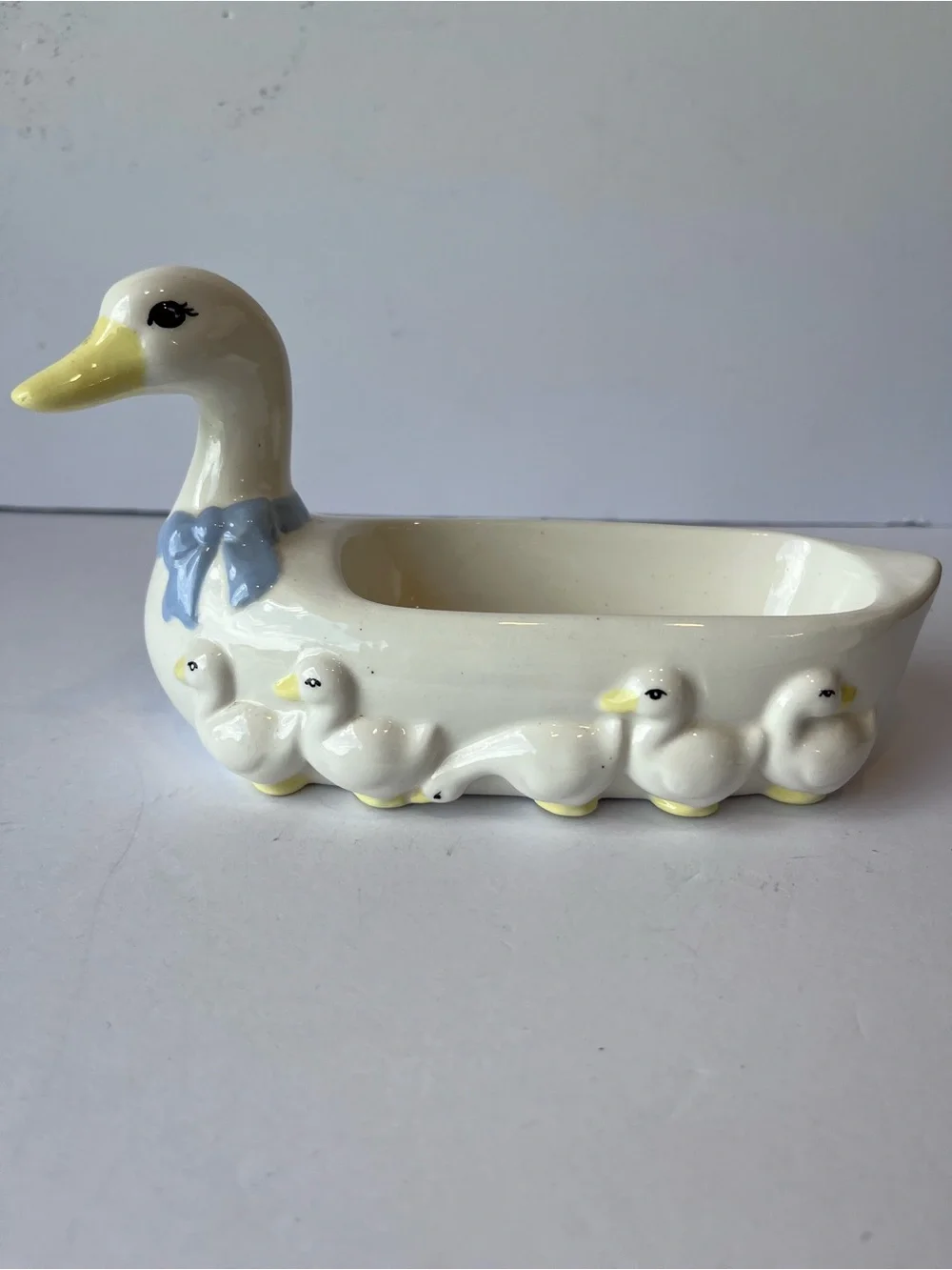 Vintage Mother Goose Soap Dish Trinket Dish Crackers Dish 90’s